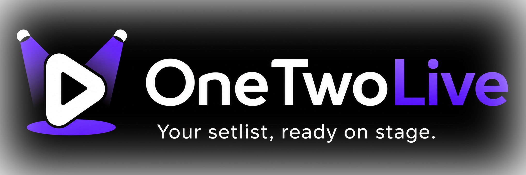 OneTwoLive — Your setlist, ready on stage.